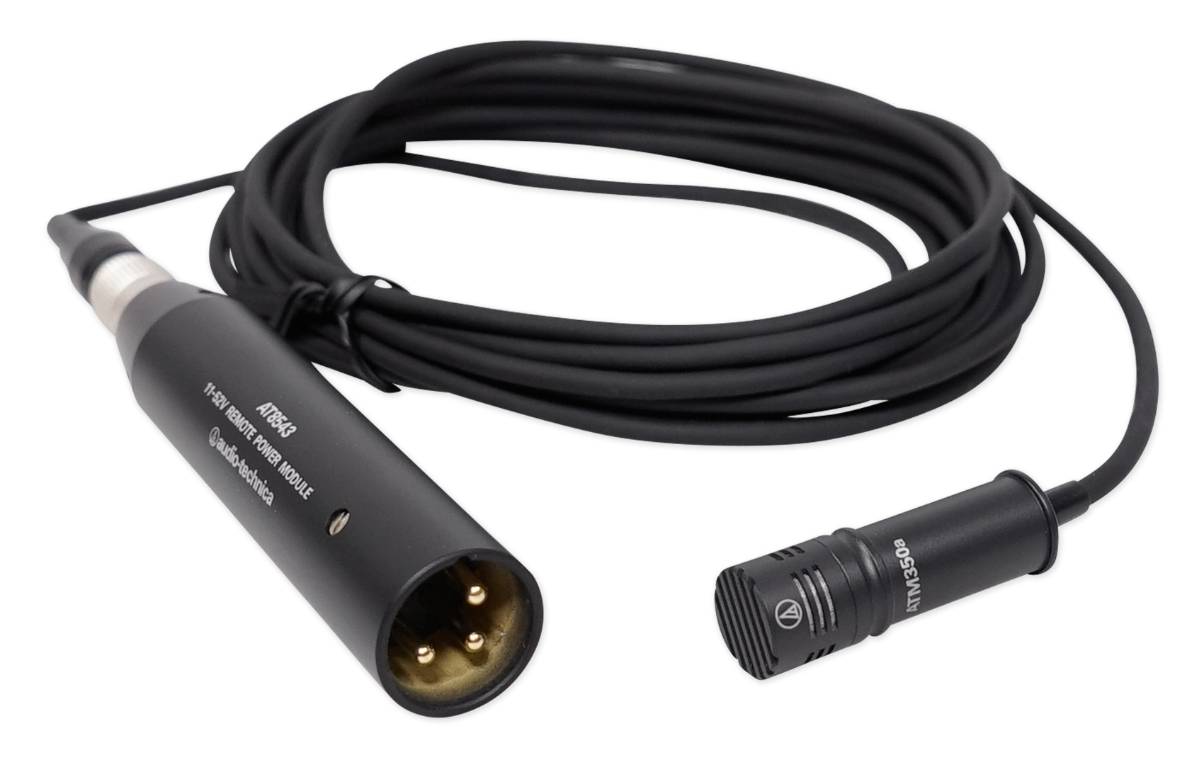 Audio Technica ATM350D Condenser Instrument Microphone+Mackie