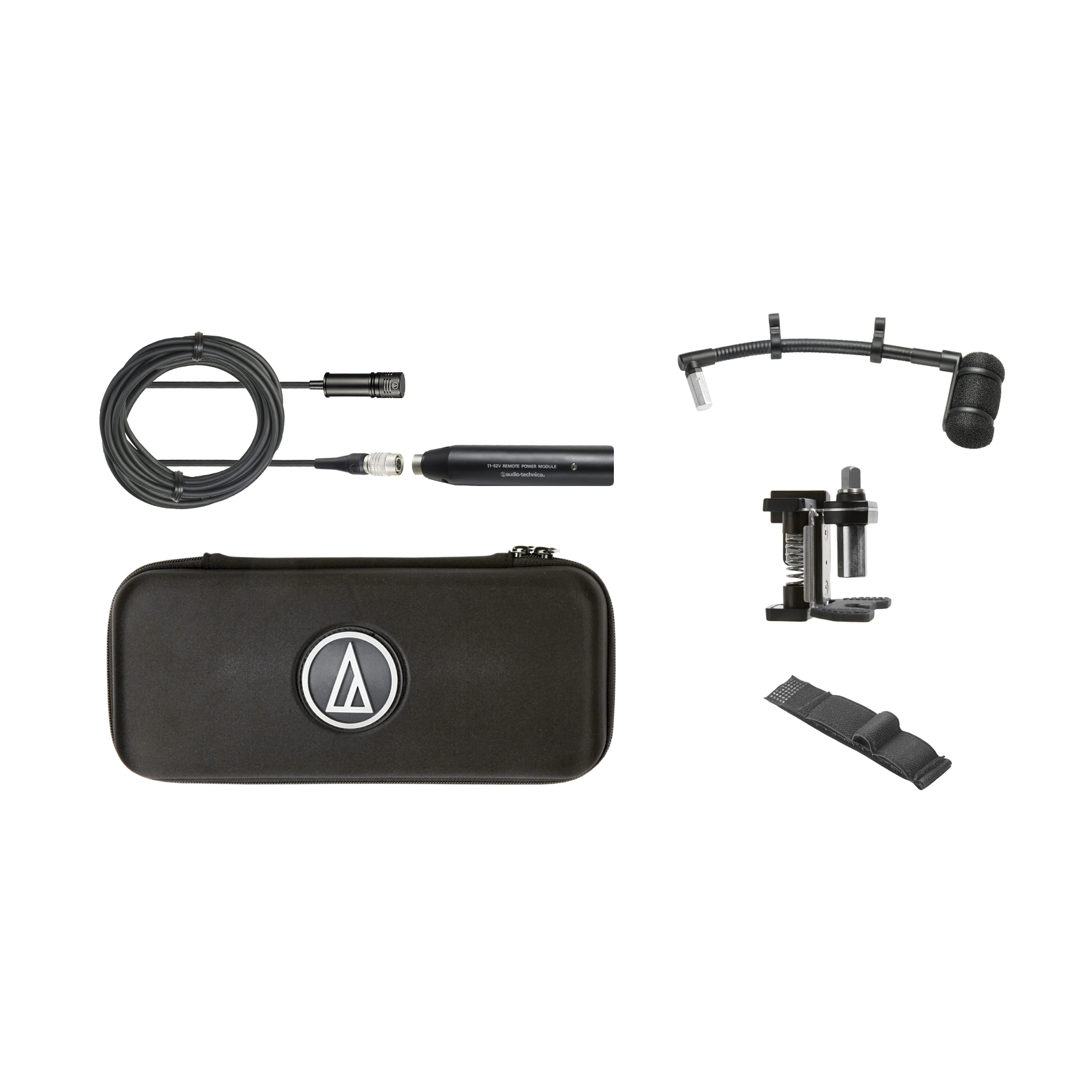 Audio Technica ATM350D Condenser Instrument Microphone+Mackie