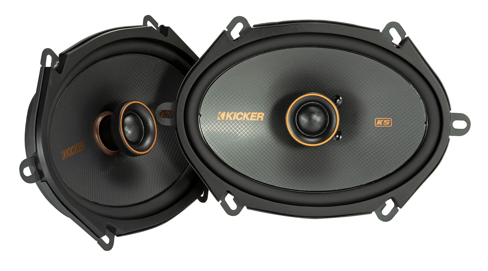 4 Kicker 47KSC6804 KSC680 6X8" Car Speakers+4-Channel Smart Amplifier