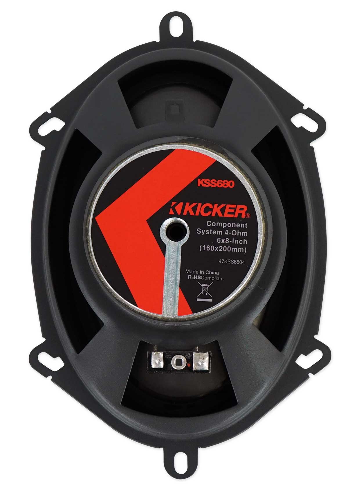 Kicker 47KSS6804 6x8" 100 Watt Car Audio Component Speakers Pair KSS680