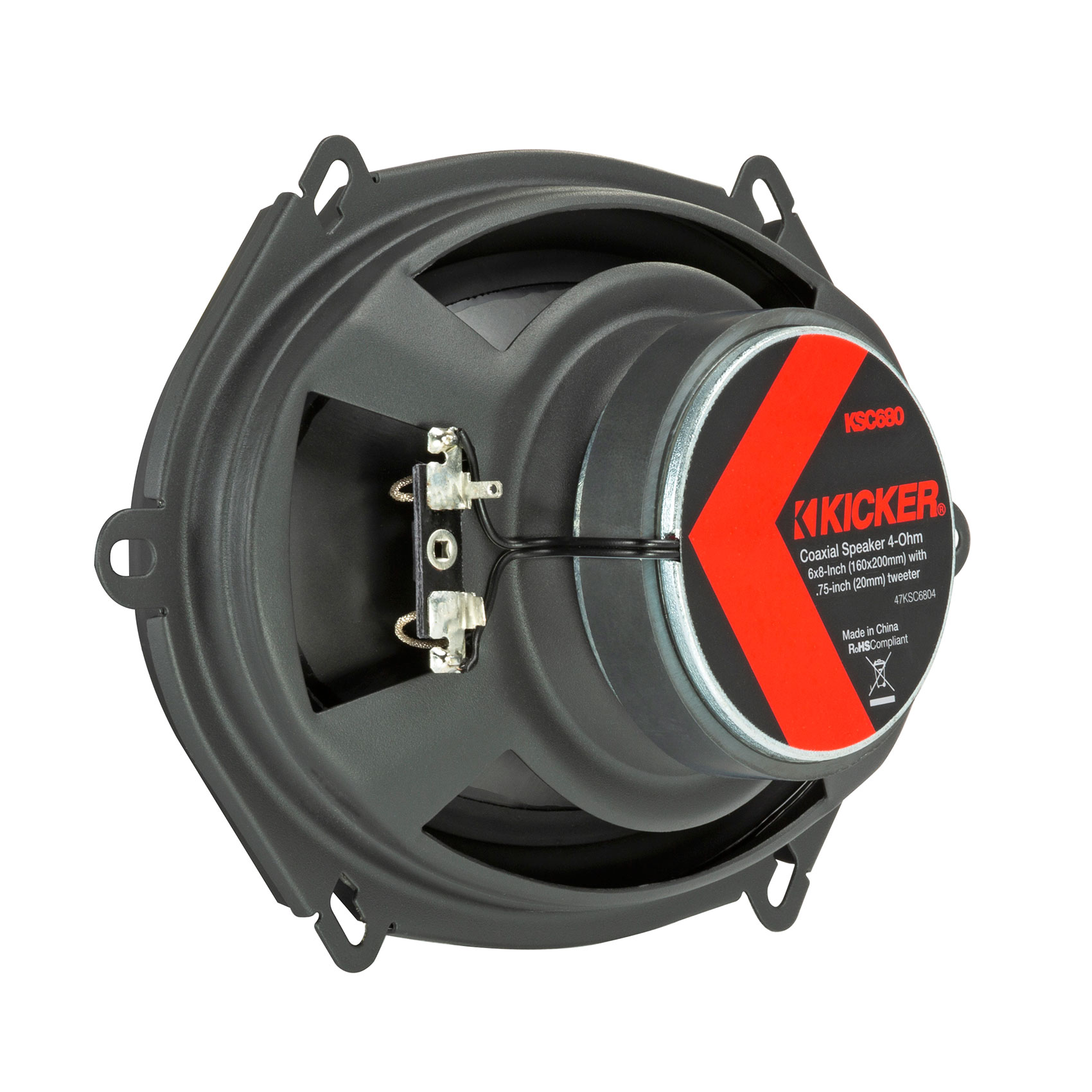 Kicker 47KSS6804 6x8" Car Audio Component Speakers+6x8" Coaxial Speakers eBay