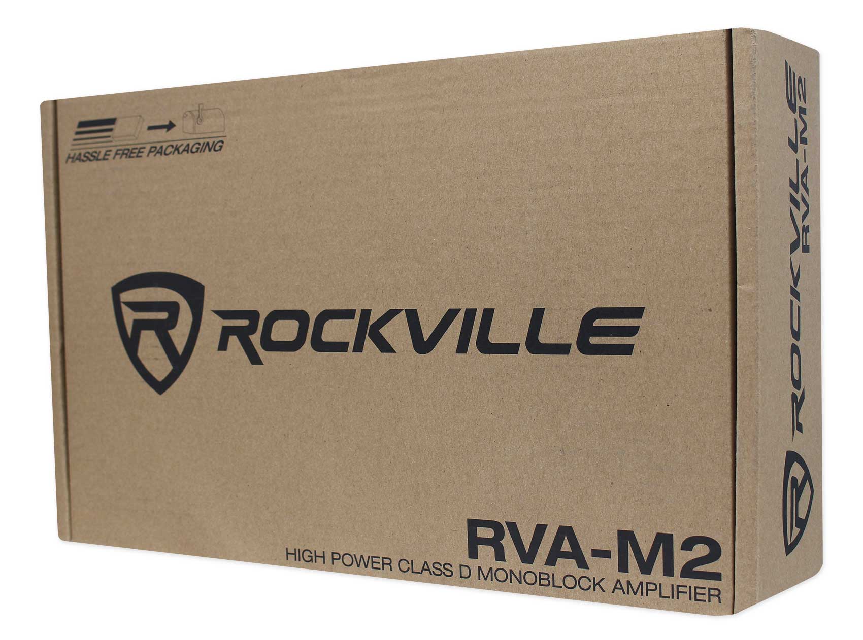 Rockville RVA-M2 2500w Peak/625w CEA RMS @ 1 Ohm Amplifier Mono Car Amp