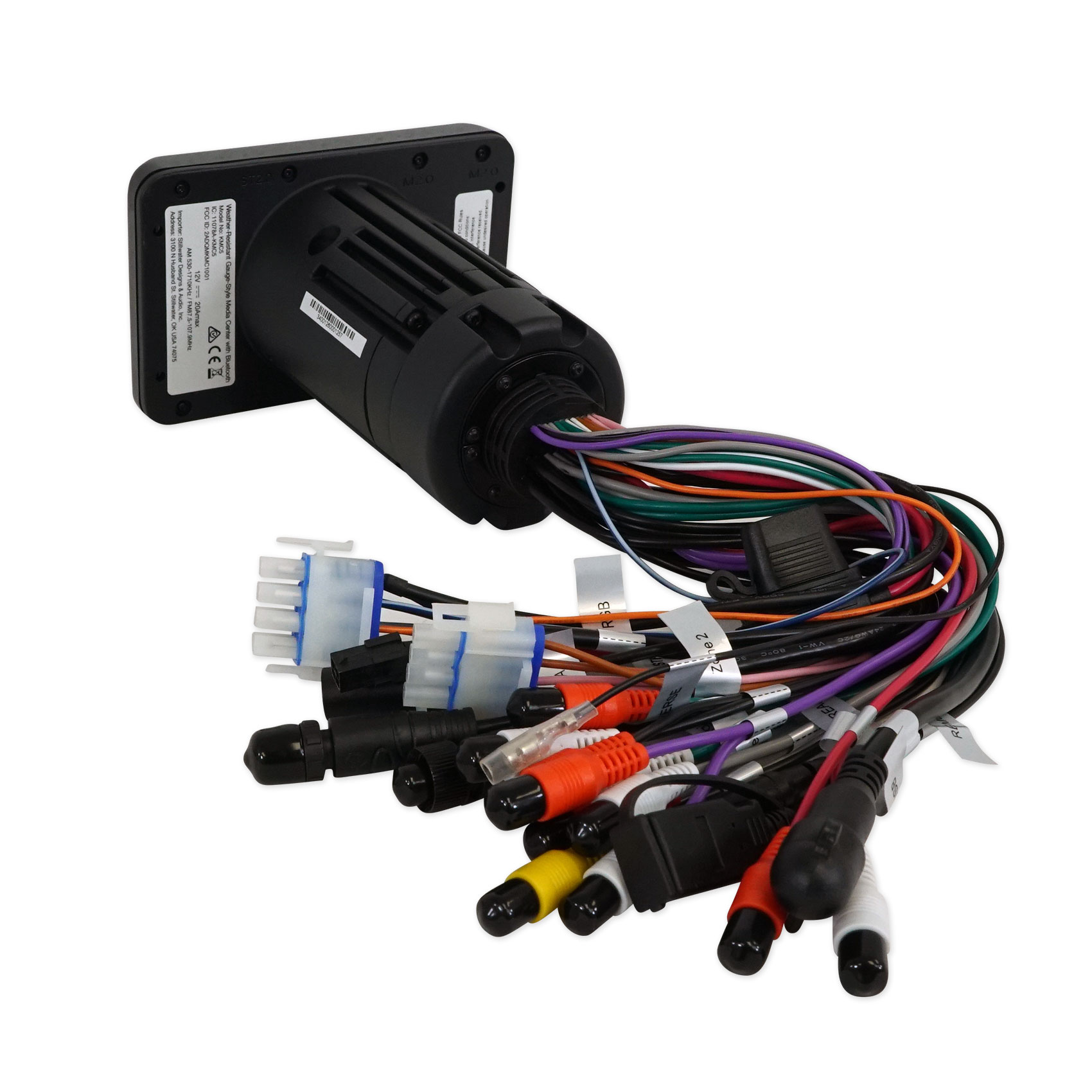 KICKER KMC5 Marine 3" Receiver w/Bluetooth/AM/FM/Sirius Ready/Weather