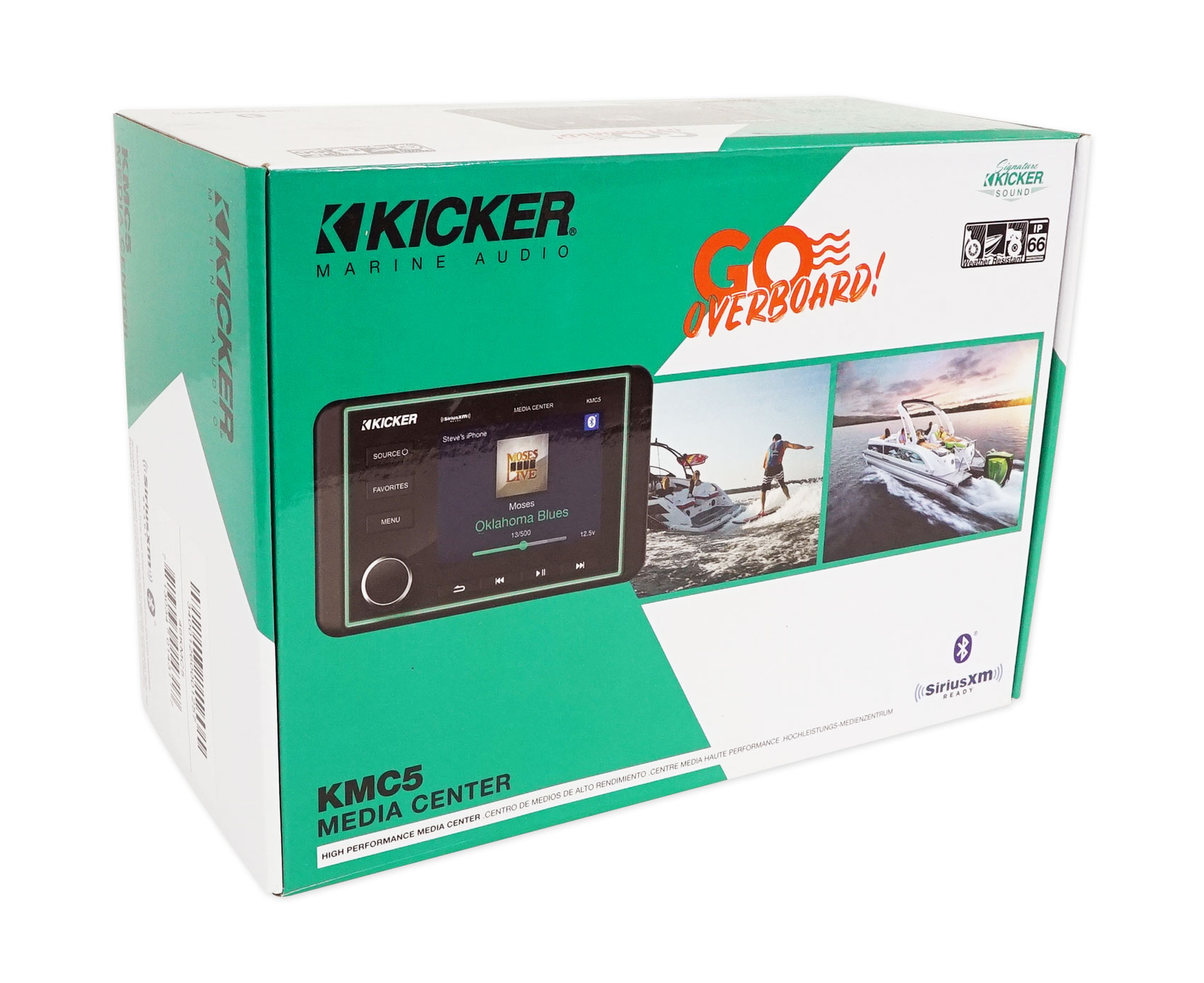 KICKER KMC5 Marine 3" Receiver w/Bluetooth/AM/FM/Sirius Ready/WeatherBand Tuner 713034014317 eBay