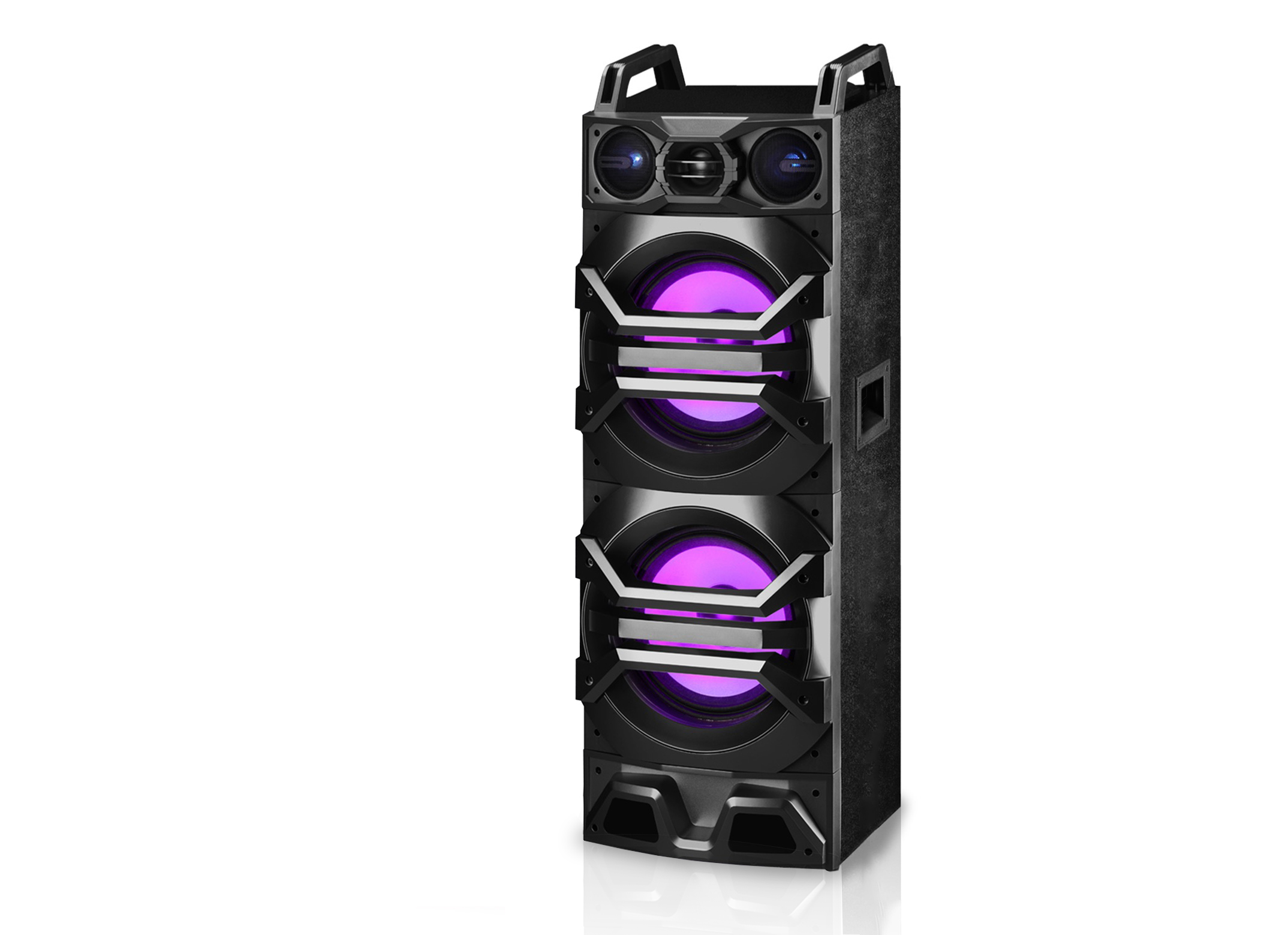 Rockville Bluetooth Karaoke Machine System+2)Dual 10" LED Speakers