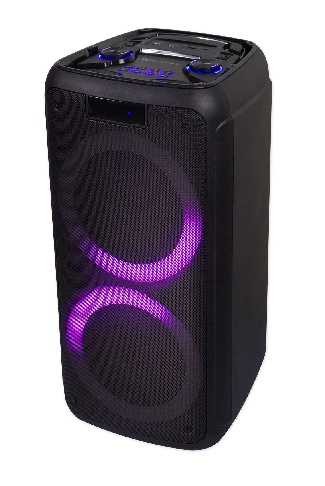 Rockville ROCK PARTY 8 Dual 8" Battery Powered Home/Portable Bluetooth