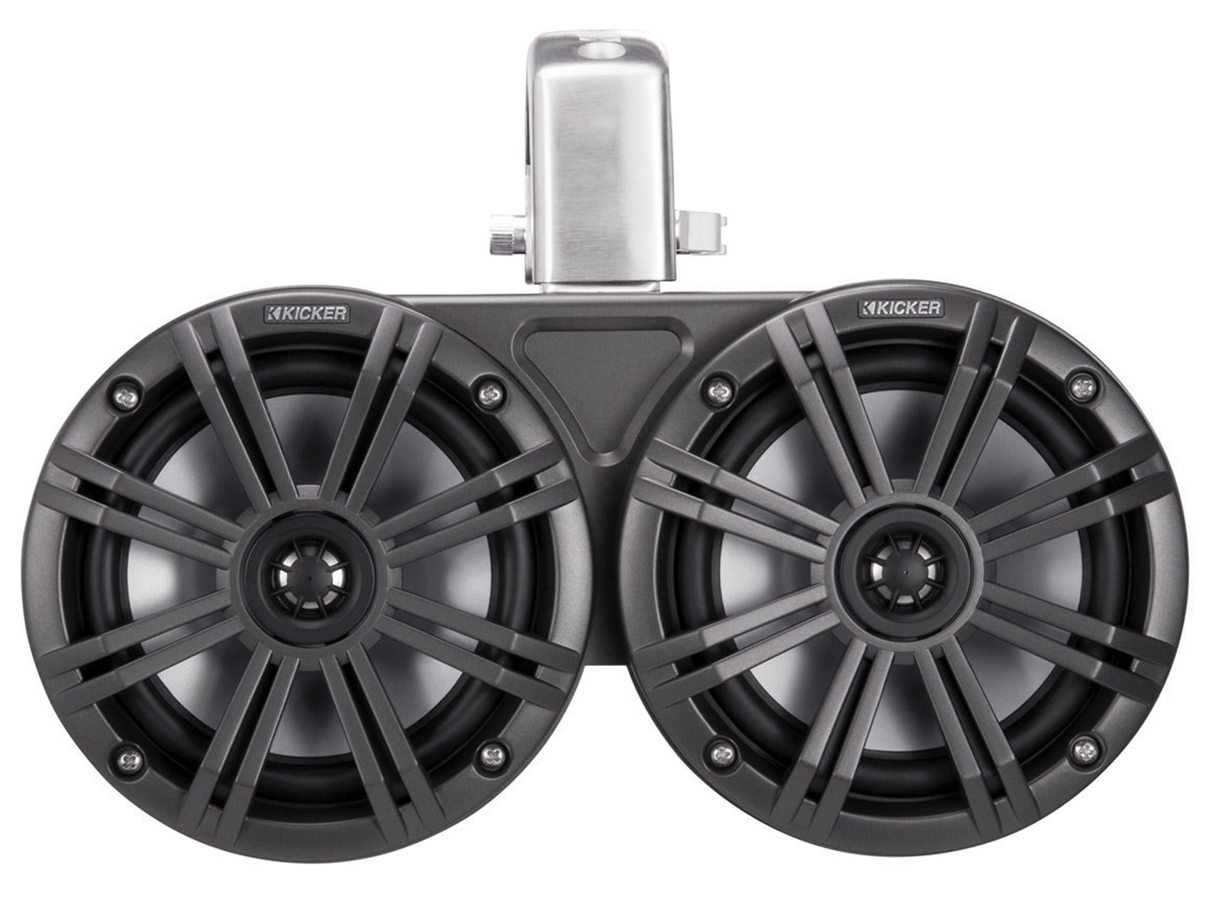 Pair KICKER 45KMTDC65 Dual 6.5" Marine Wakeboard Tower Speakers