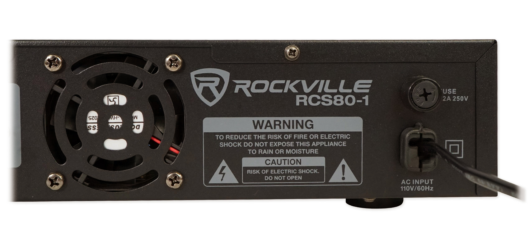 Rockville Commercial Restaurant Bluetooth Amplifier+(6) 3.5" Black Cube