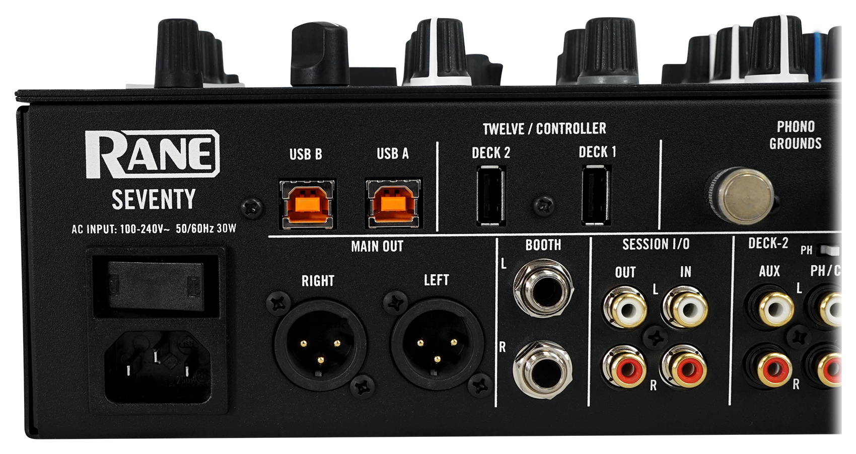 RANE SEVENTY 2Channel Serato DJ Battle Mixer W/16Pads/Dual USB/Mic