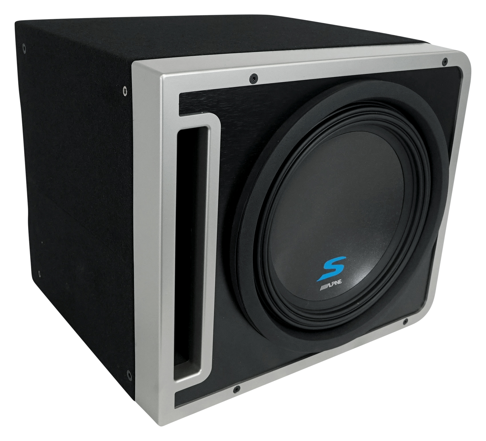 Alpine SSB12V Loaded 12" 600w SW12D4 Subwoofer+Ported Sub Enclosure