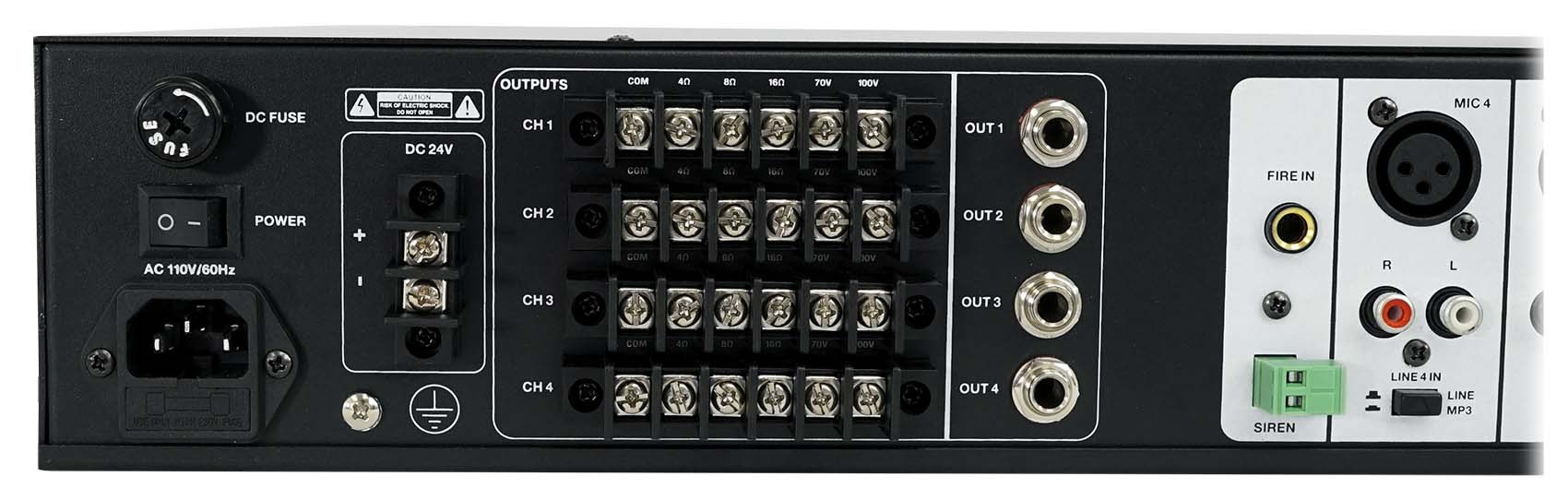 Rockville Multi Room Home Audio System w/8) 8" Ceiling Speakers+10