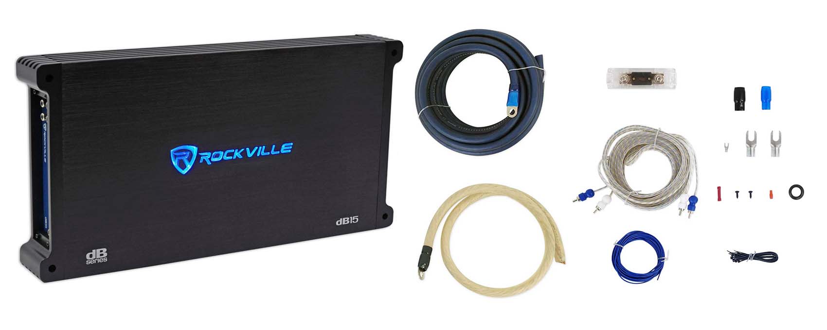 Rockville dB15 6000 Watt Peak/1500w CEA rated RMS Mono 2 Ohm Amplifier