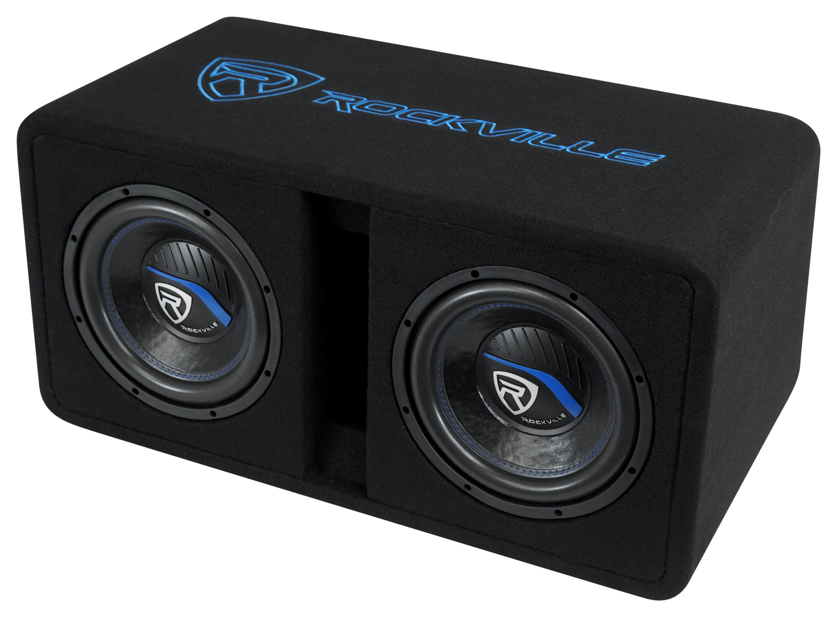 Rockville DV10K52 Dual 10" K5 Subwoofers+Vented Sub Enclosure+Alpine