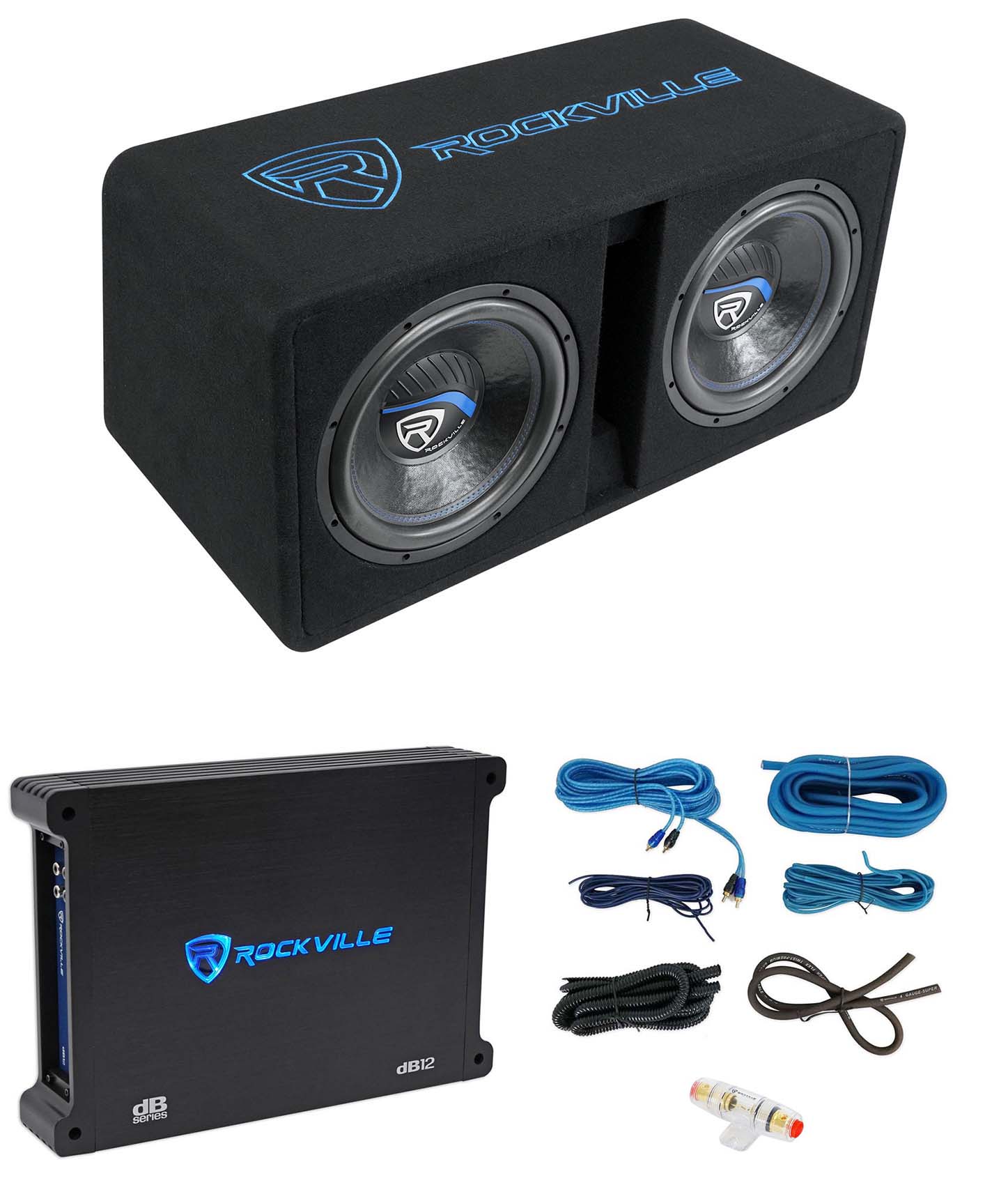 Rockville DK512 PACKAGE Dual 12