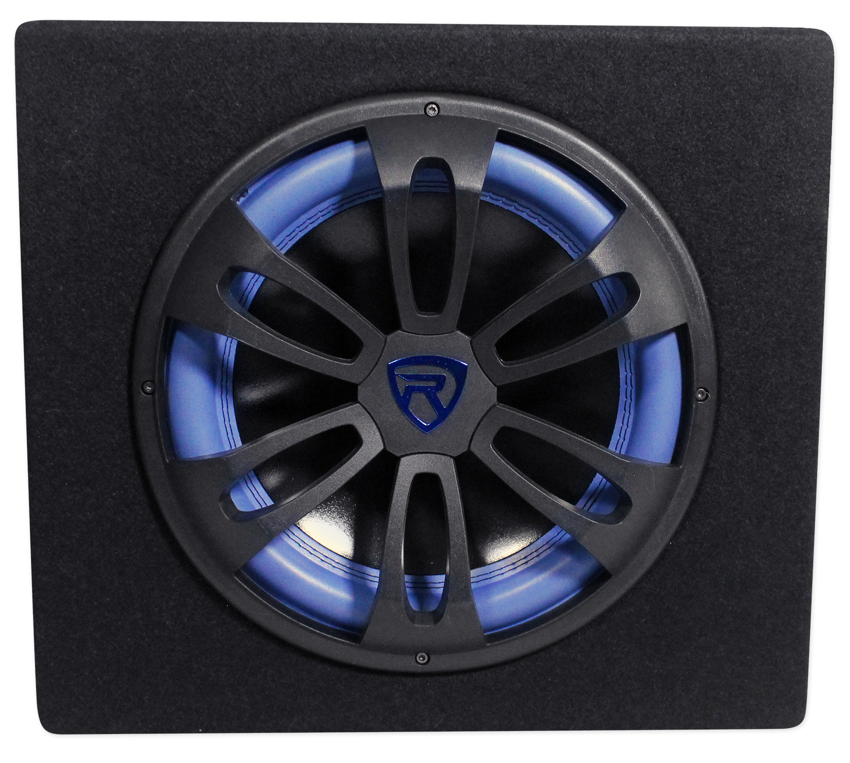 Rockville RVB12.1A 12 Inch 500W Powered Car Subwoofer+Sub Enclosure Box
