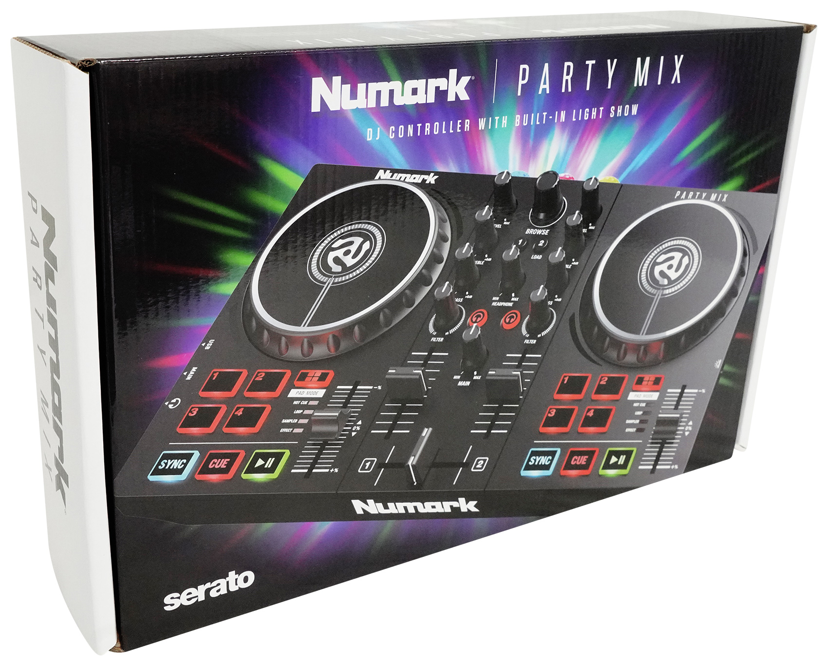 Numark Party Mix II Serato DJ Controller w/ Built-In Light Show/2