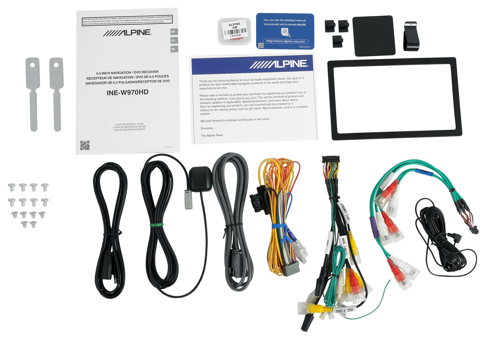 Alpine INE-W970HD, 6.5 Double Din Navigation CD/DVD Receiver W/CarPla –  Car Audio Warehouse