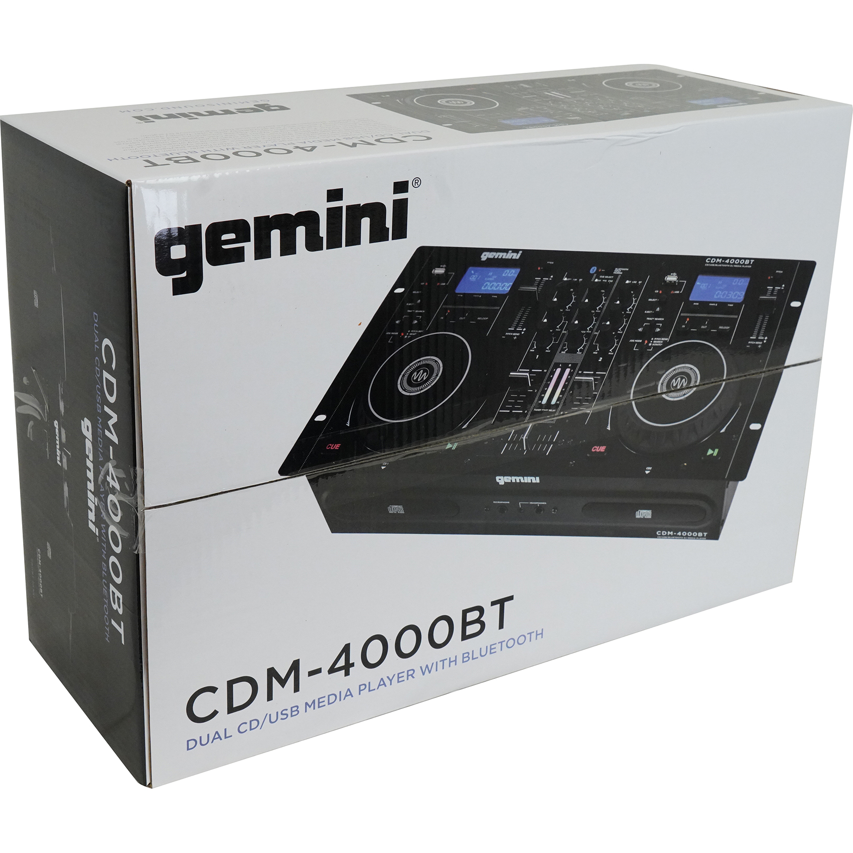 Gemini CDM-4000BT Dual DJ CD/USB Media Player w/Bluetooth