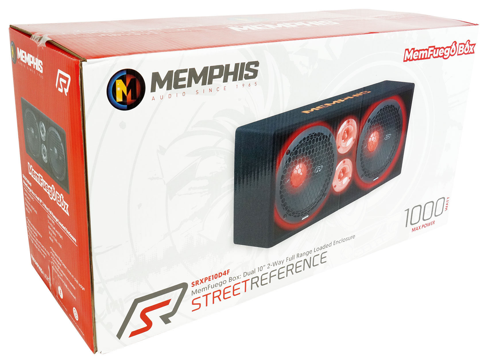 Memphis Audio SRXPE10D4F SRX Pro Dual 10