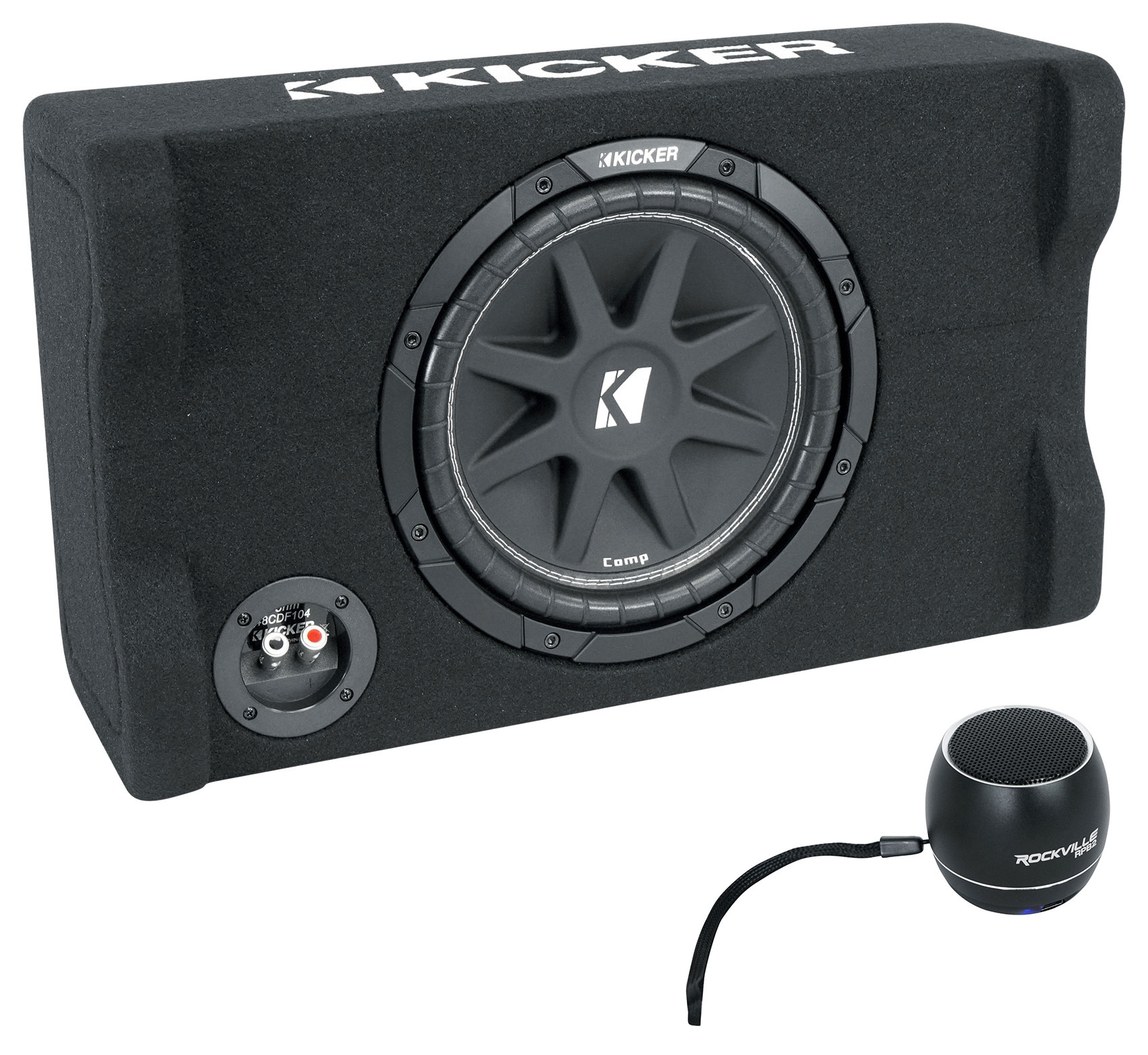 KICKER Comp 10インチ✖️2発　ウーファーBOX ブラック✖️レッド Amazon.co.jp: Kicker CompVR 10インチ(25cm)サブウーファー