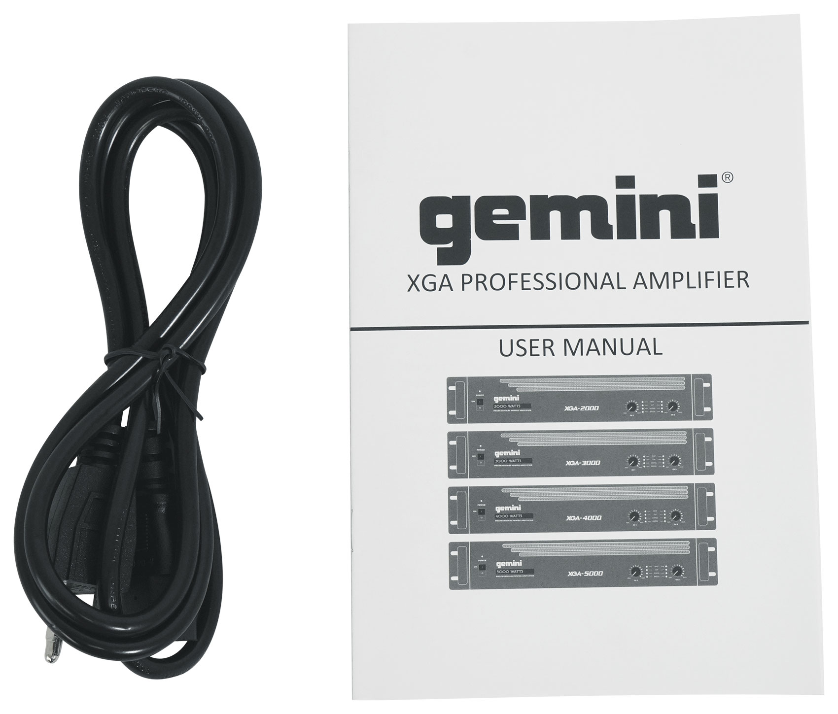 Gemini XGA-3000 3000 Watt Professional DJ/PA Live Sound Power