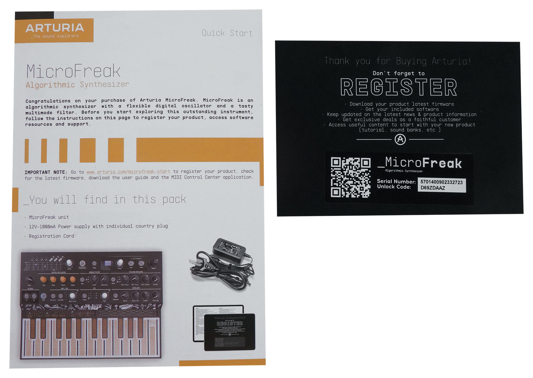 Arturia MicroFreak USB MIDI Experimental Hybrid Synthesizer 25-Key