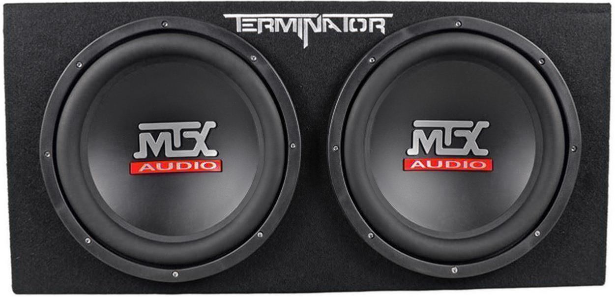 MTX Terminator TNE212D 1200 Watt 2 Ohm Dual 12” Subwoofers/Subs +