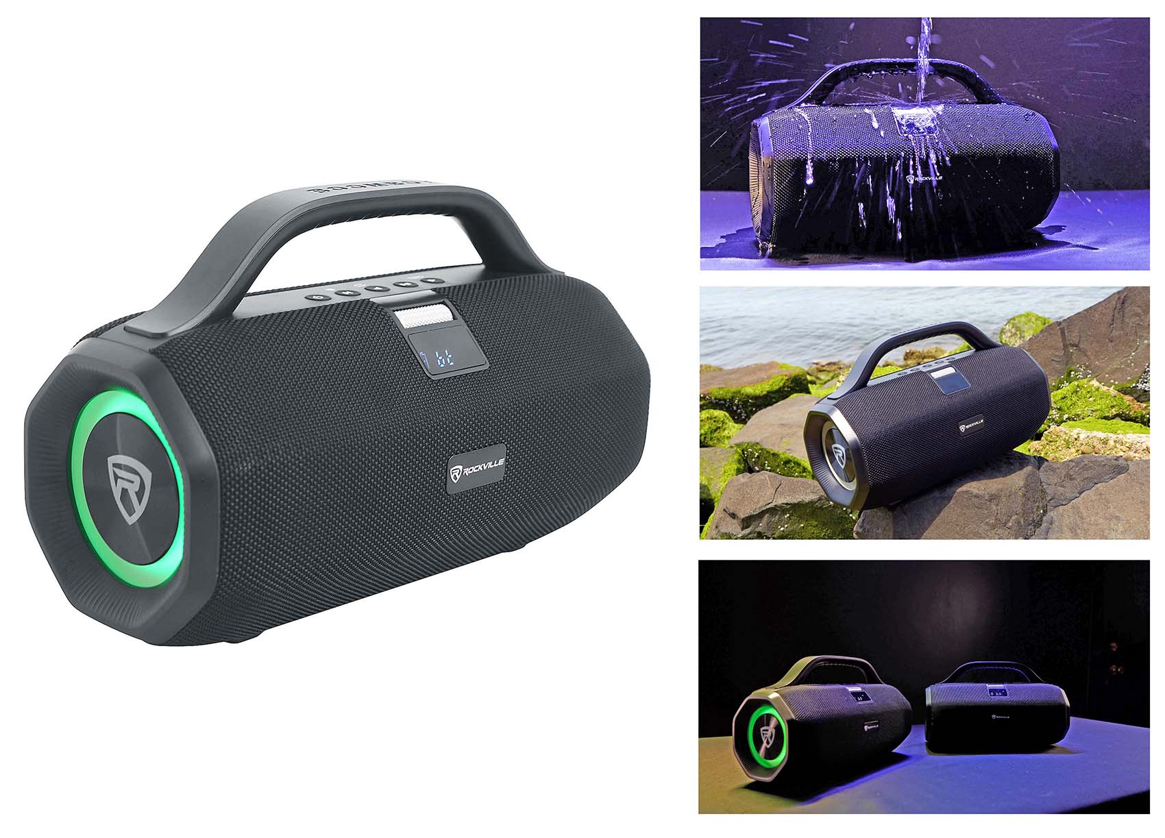 Rockville SONIC 50L Large Portable Bluetooth Party Speaker