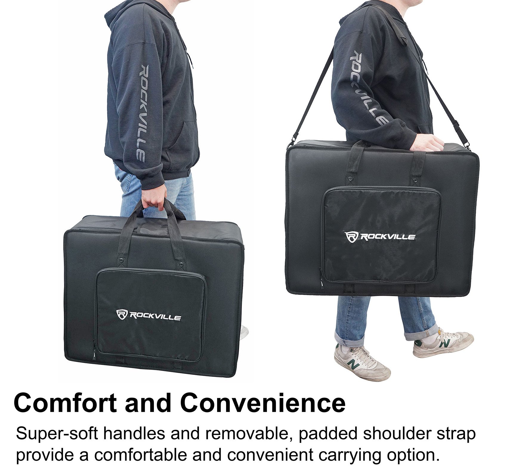 Good Assist+ 鞄とペダルセット Rockville Pro Mixer Bag w/6 Padded Dividers Fits Allen