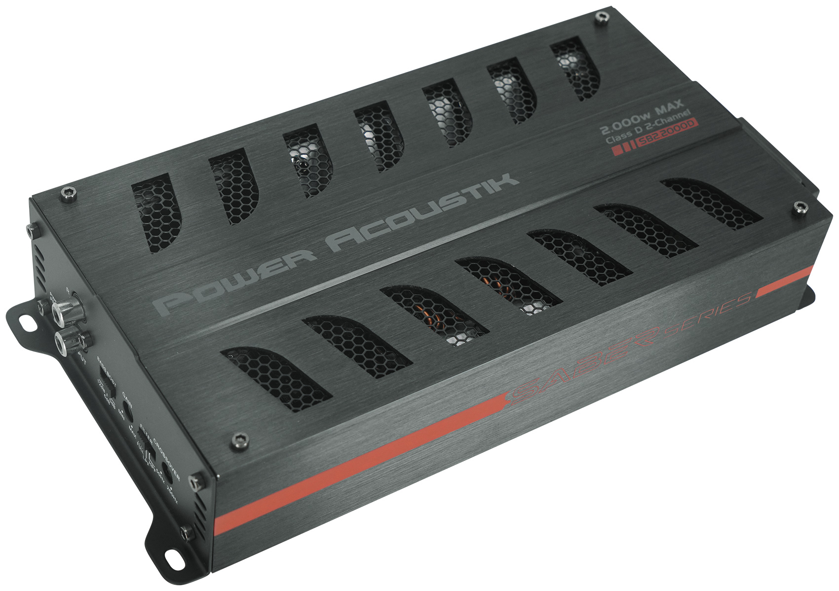 Power Acoustik SB2.2000D 2000 Watt 2-Channel Amplifier Class D Amp