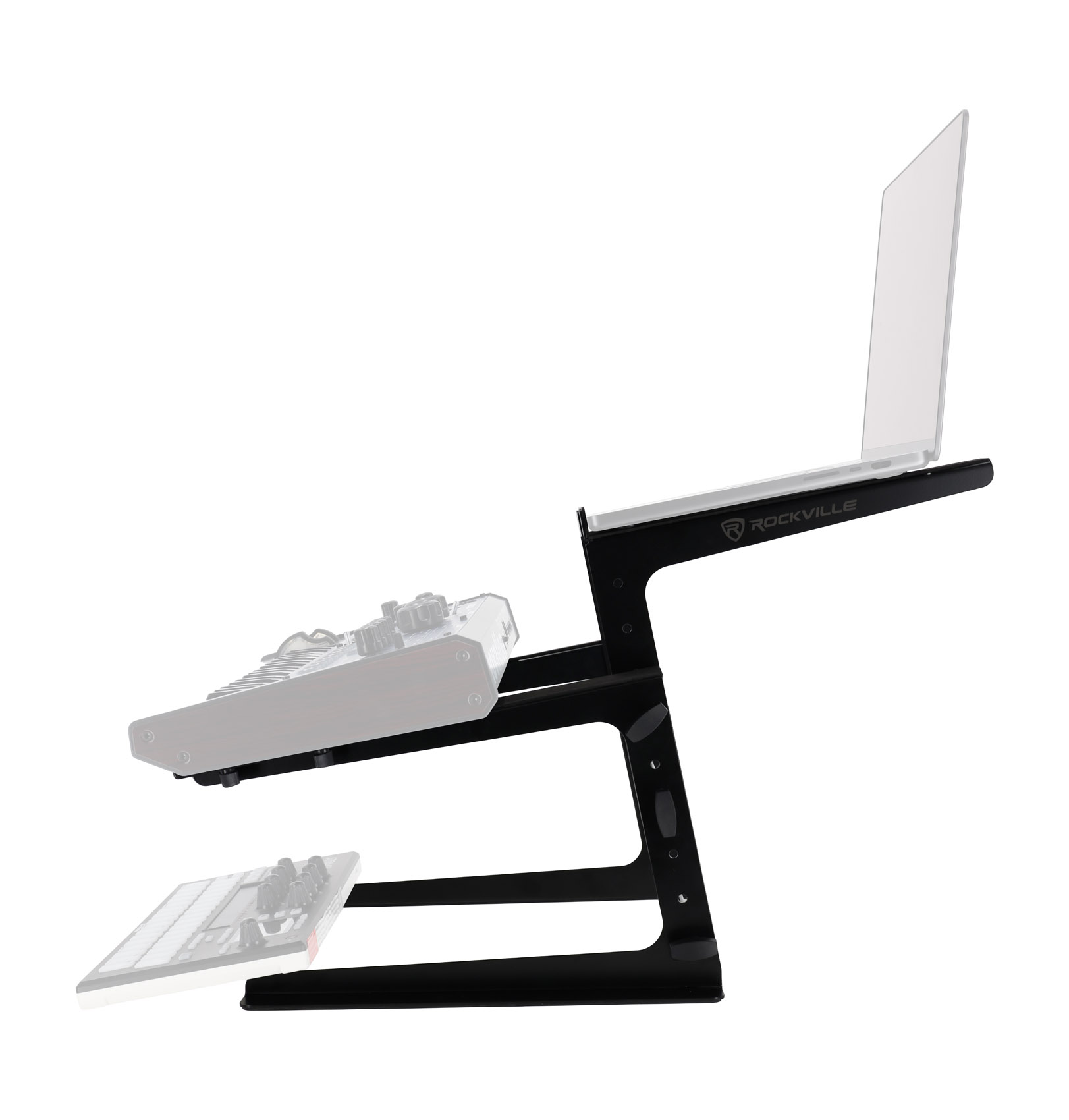 Rockville Dual Shelf Laptop+Controller Stand for Arturia Keylab