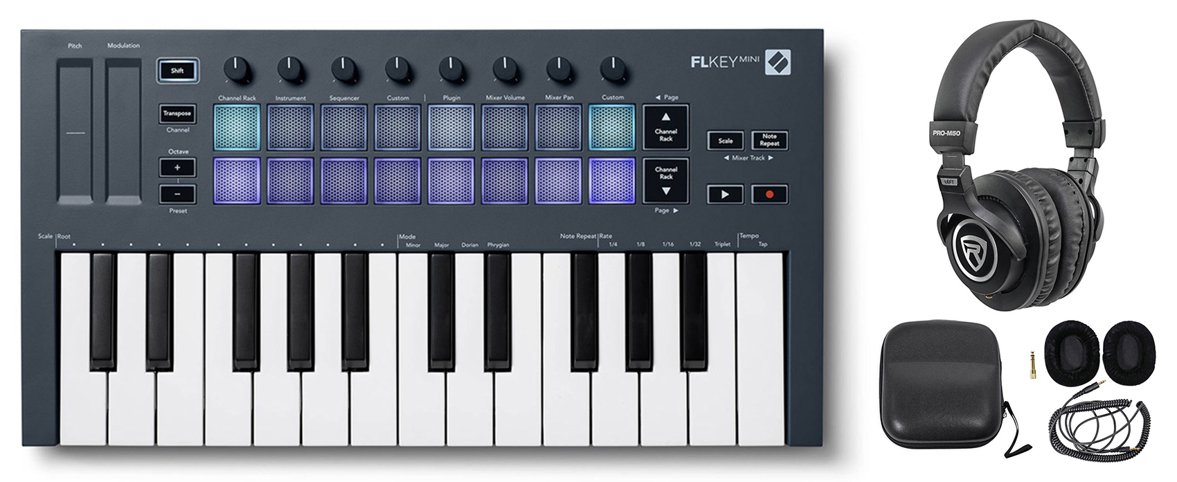 Novation FLkey Mini 25-Mini-Key MIDI Keyboard Controller 4 FL