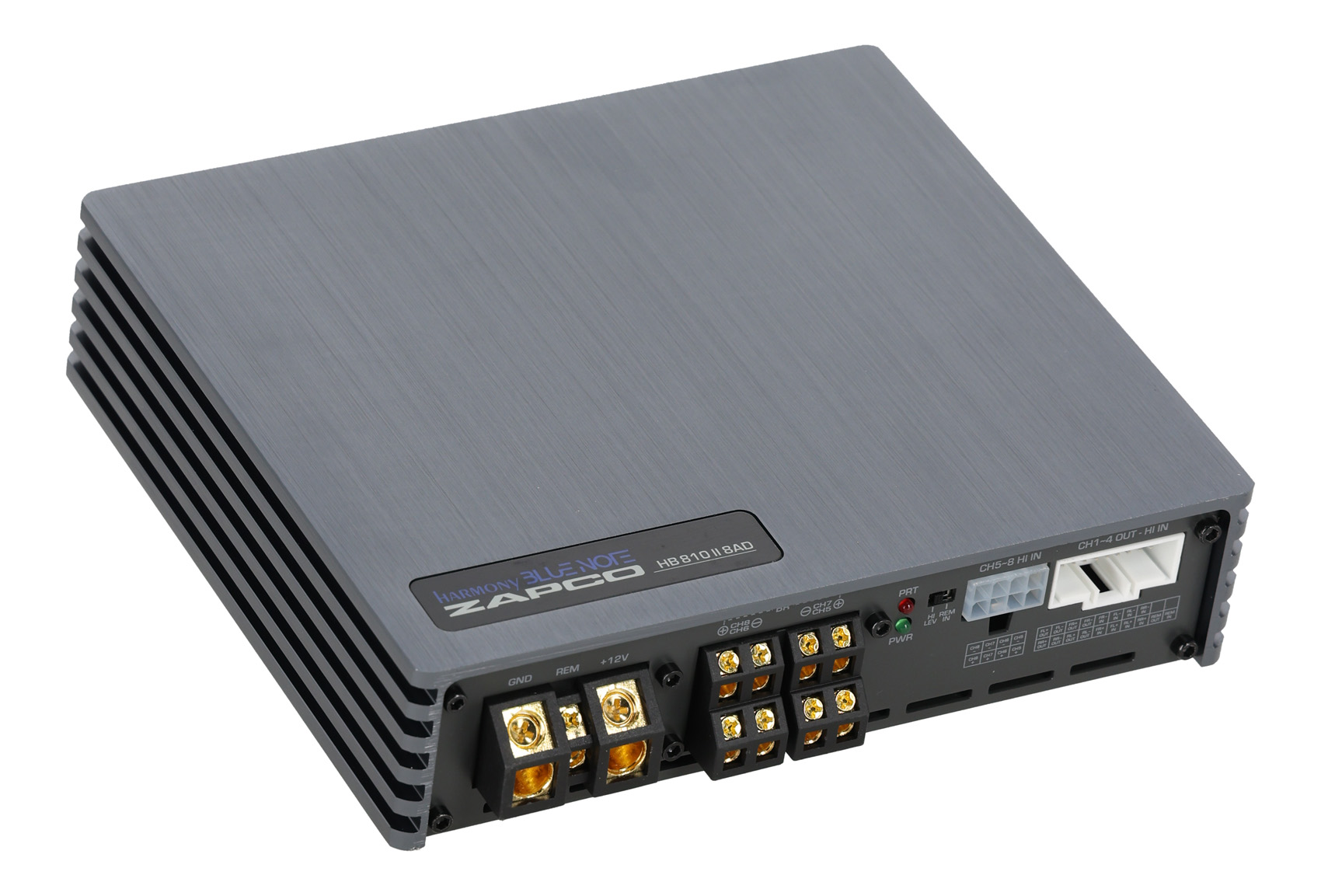 Zapco HB 810 II 8AD 10-Channel DSP/8-Ch. Amplifier-4 Class AB/4
