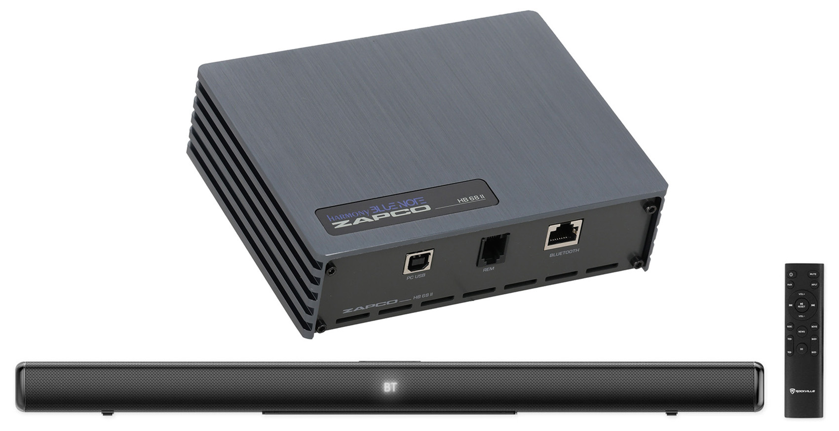 Zapco HB 68 II 8-Channel DSP, 31-Band EQ w/Bluetooth+Music Player+
