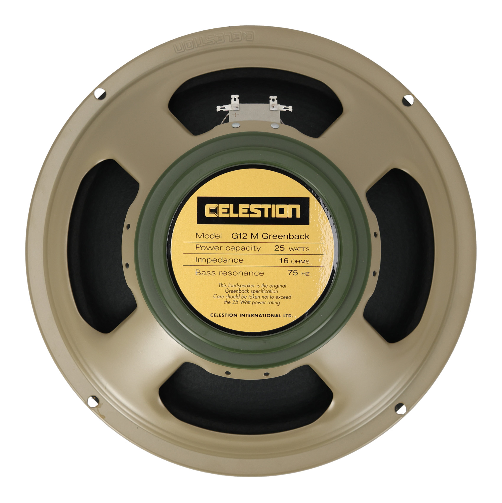 2) Celestion G12M Greenback 16 ohm 25 Watt 12