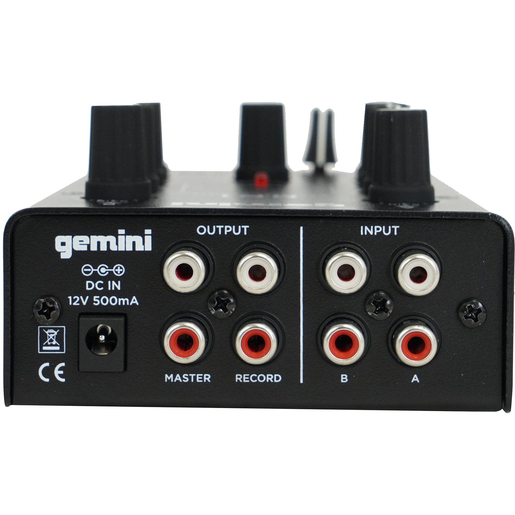 Gemini MM1 Pocket-Sized 2-Channel DJ Mixer w/ 2-Band EQ+Laptop