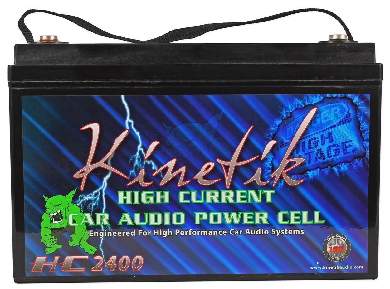 HC2400B Black 12 Volt High Current Power Cell/Car Audio Battery