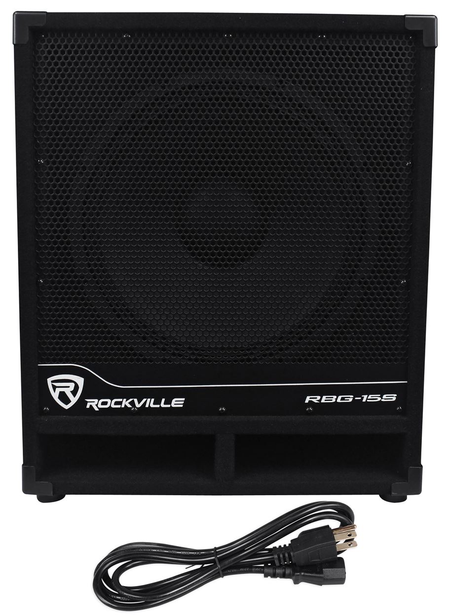 Rockville RBG15S 15" 1600w Active Powered PA Subwoofer w/DSP + Limiter