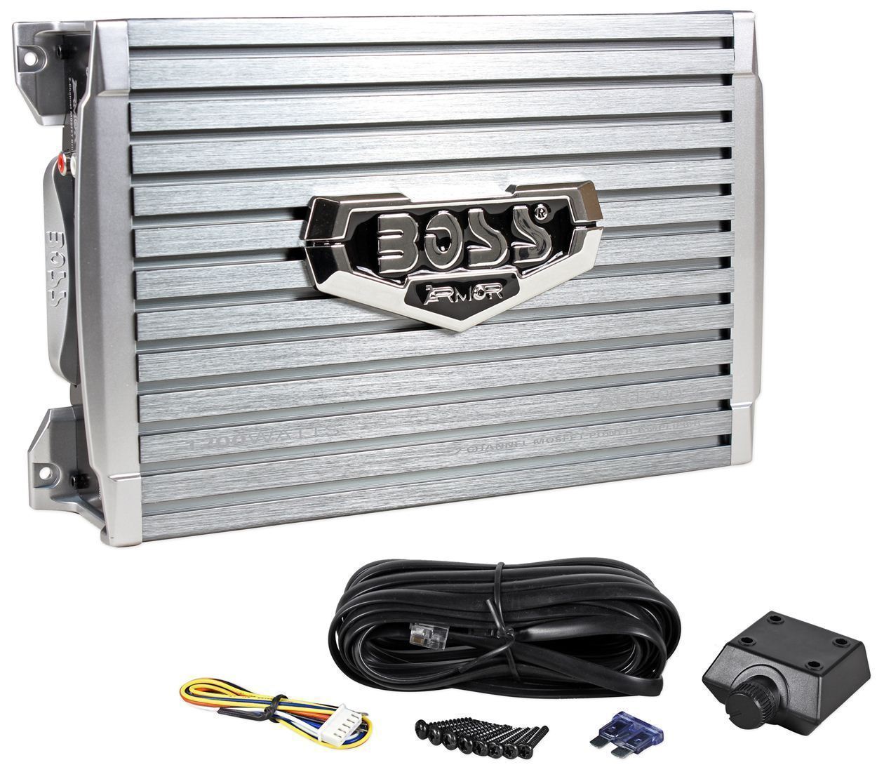 Boss Armor AR1200.2 1200 Watt 2Channel Car Audio Amplifier Amp + Level