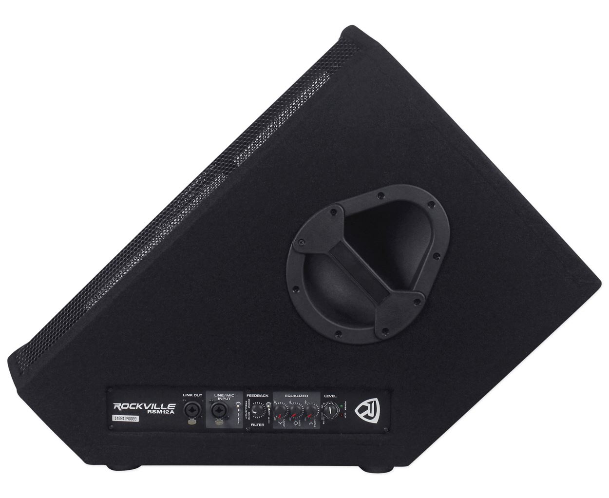 Rockville RSM12A 12" 1000 Watt 2Way Powered Active Stage Floor Monitor