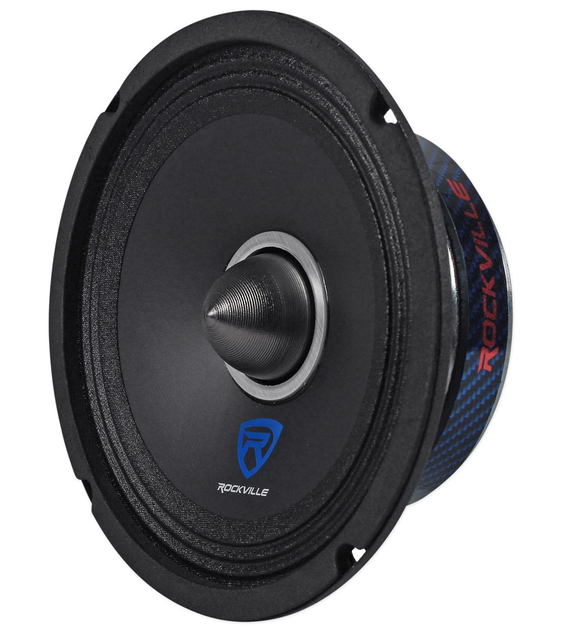 (2) Rockville RXM68 6.5" 300w 8 Ohm MidRange Drivers Car Speakers, Mid