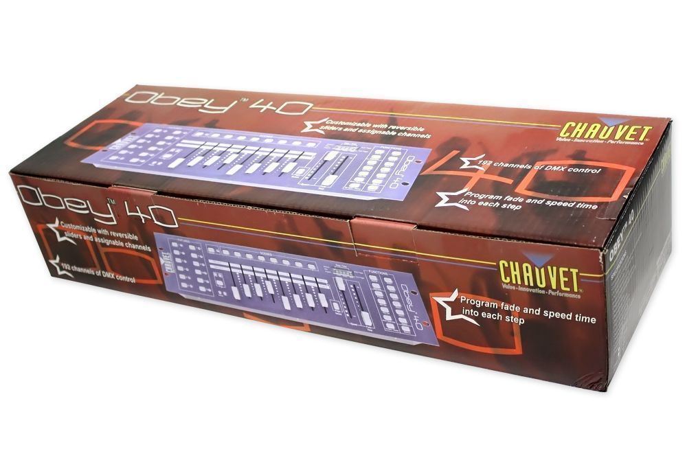 Chauvet DJ OBEY40 Universal DMX-512 Light Controller With 192 Channels