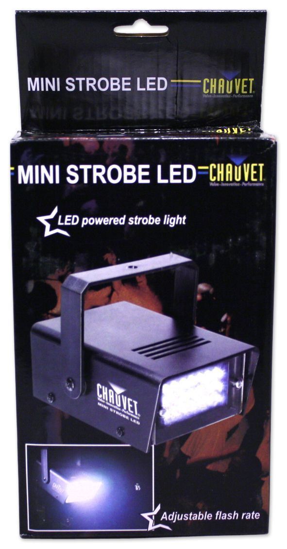 Chauvet DJ MINI Strobe LED FX Light with Variable Speed (replaces CH