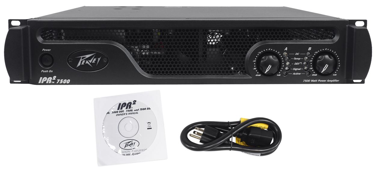 Peavey IPR2 7500 Lightweight Class D Professional Power Amplifier 7,500