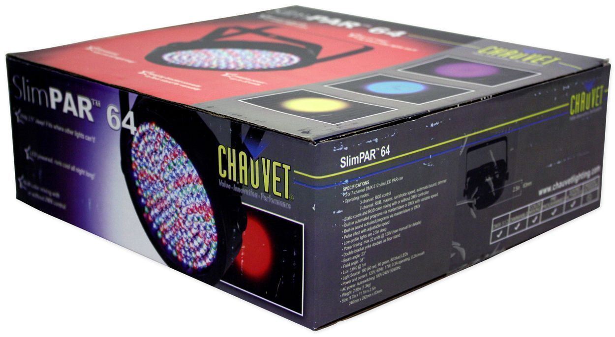 Chauvet Slimpar64 Slim Par Can Wash Light DJ Up-Light Slimpar 64 | eBay